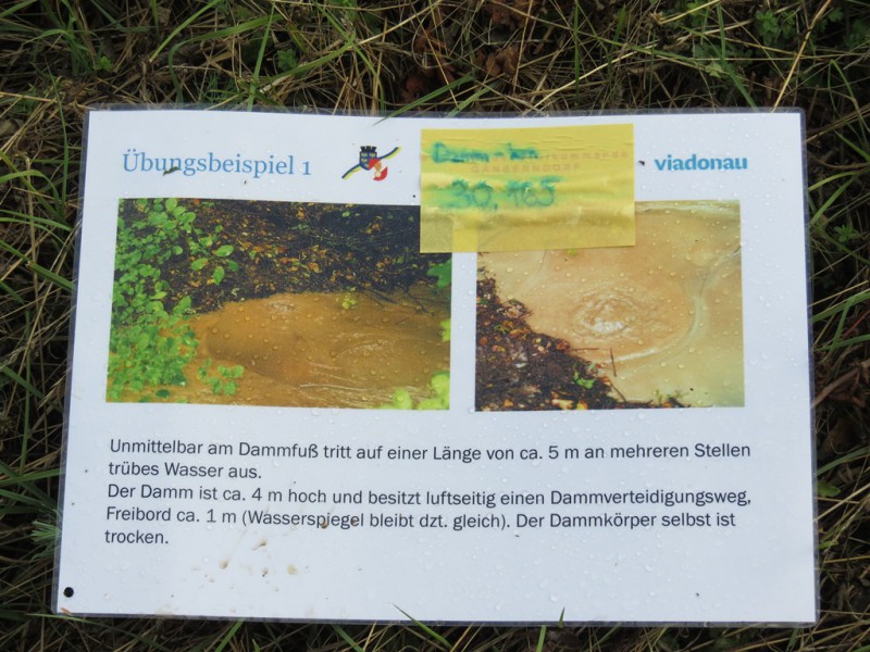 Nahaufnahme Übungsaufgabe für die Kinder