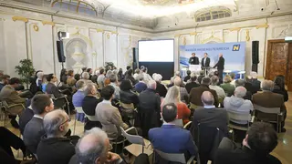 Ca. 100 Teilnehmer:innen auf der Veranstaltung