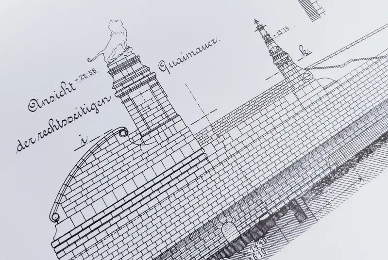 Ausschnitt aus Baubericht