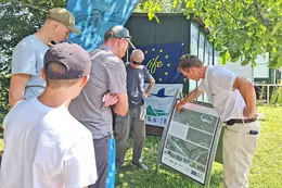 Projektvorstellung am Infostand