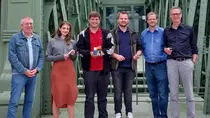 Gruppenfoto: Wolfram Rinke, Dominique Haller, Christian Schlögl, Armin Grebić, Johannes Groisz, Christoph Fehringer