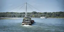 Güter- und Passagierschiff auf der Donau