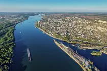 Bulgarische Donau, Luftaufnahme