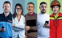 Fotocollage, Mitarbeiter:innen von viadonau