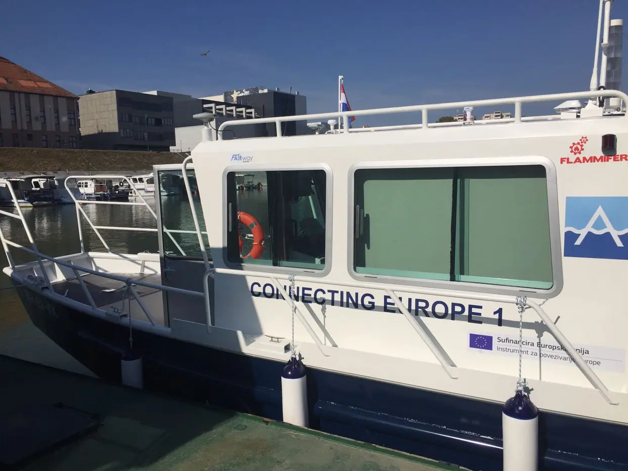 Kroatisches Vermessungsboot "Connecting Europe 1"