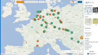 EuRIS: Karteneinstellungen