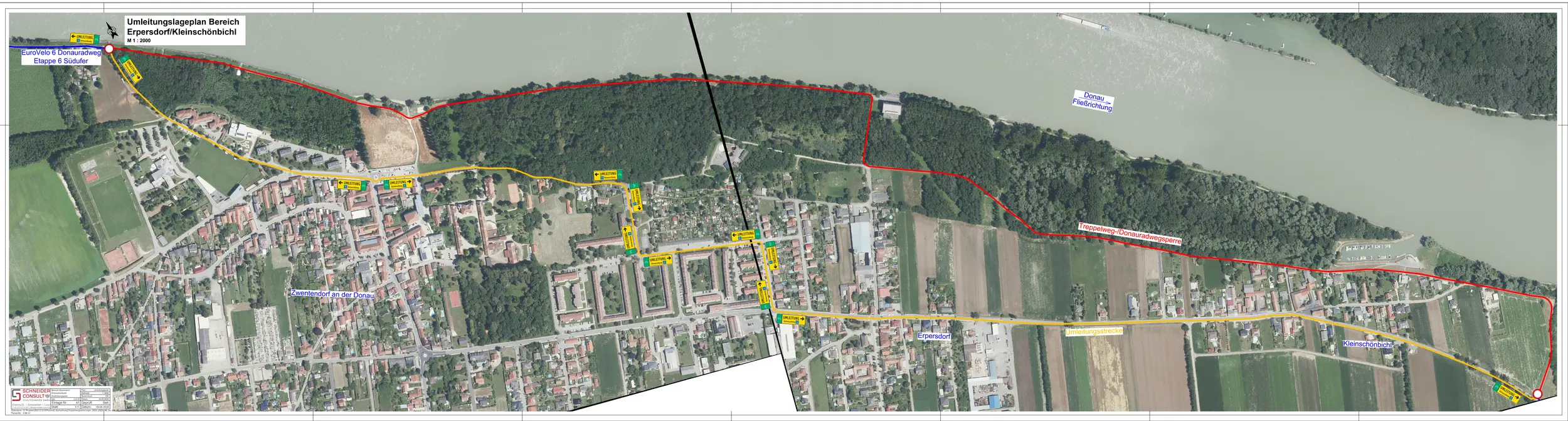 Umleitungslageplan Vorschau