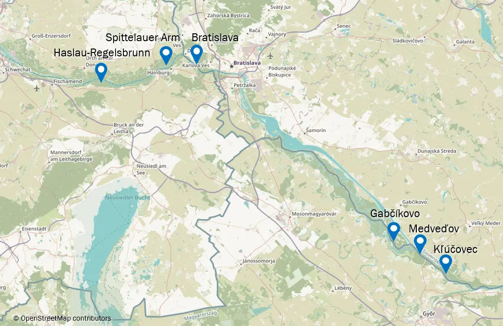 Overview map of the planned renaturation measures