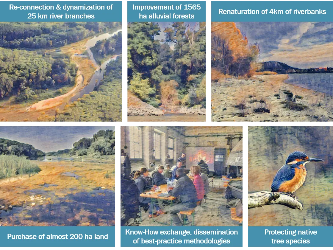 Overview of aims and measures, collage
