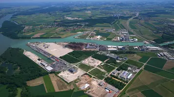 Luftaufnahme Ennshafen