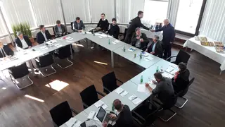 Teilnehmerinnen und Teilnehmer des Auftaktworkshops