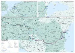 Wasserstraßenkarte in DIN A1