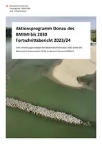 Fortschrittsbericht 2023-24 zum Aktionsprogramm Donau 2030 Cover