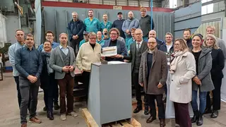 Gruppenbild, viadonau und ÖSWAG 