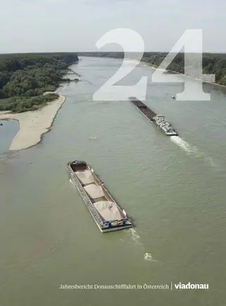 Jahresbericht Donauschifffahrt in Österreich 2024 Cover
