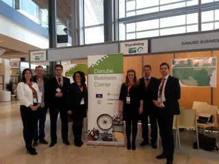 Danube Business Corner auf der Barge to Business 2014