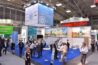 Stand booth at tarnsport logistic