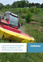 Cover - Vorschaubild, viadonau Leitlinien für die ökologische Pflege von Rückstau- und Hochwasserschutzdämmen